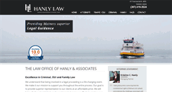 Desktop Screenshot of hanlylaw.com